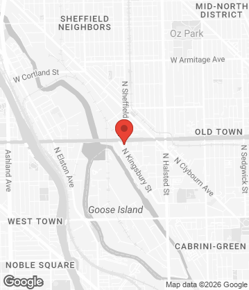 Map of Deep Purpl Acai - 1001 West North Avenue, Chicago, IL, 60642, US
