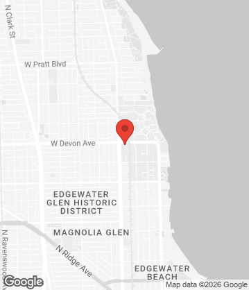 Map of Deep Purpl Acai - 1137 W Sheridan Rd, Chicago, IL, 60660, US