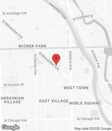 Map of Deep Purpl Acai - 1375 N Milwaukee Ave, Ste 1, Chicago, IL, 60622, US