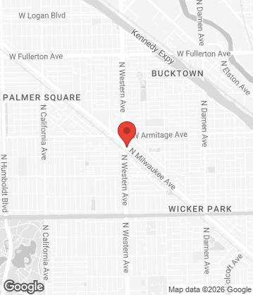 Map of Deep Purpl Acai Bowls - 1932 N Milwaukee Ave, Chicago, IL, 60647, US